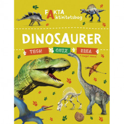 Fakta aktivitetsbog: Dinosaurer: Tegn - Quiz - Krea + meget mere!