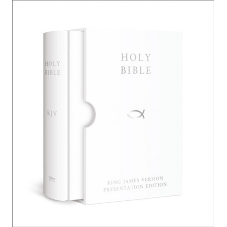 HOLY BIBLE: King James Version (KJV) White Presentation Edition