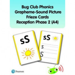 Bug Club Phonics Grapheme-Sound Picture Frieze Cards Reception Phase 2 (A4)