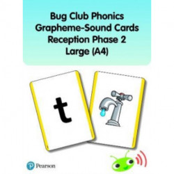 Bug Club Phonics Grapheme-Sound Cards Reception Phase 2 Large (A4)