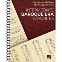 Intermediate Baroque Era Favorites: The Classical Piano Sheet Music Series
