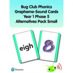 Bug Club Phonics Grapheme-Sound Cards Year 1 Phase 5 Alternatives Pack (Small)