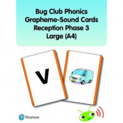 Bug Club Phonics Grapheme-Sound Cards Reception Phase 3 Large (A4)