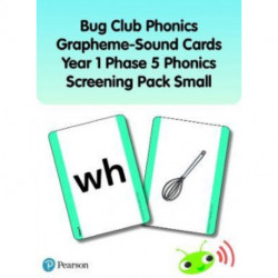 Bug Club Phonics Grapheme-Sound Cards Year 1 Phase 5 Phonics Screening Pack (Small)