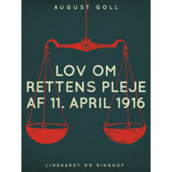 Lov om rettens pleje af 11. april 1916