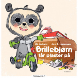 Brillebjørn får plaster på