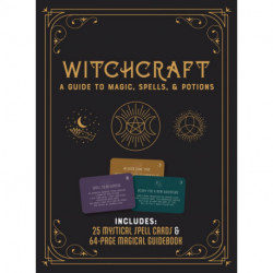 Witchcraft Kit: A Guide to Magic, Spells, and Potions - Includes: 25 Mystical Spell Cards and 64-page Magical Guidebook