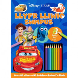 Disney Pixar: Llyfr Lliwio Swmpus