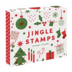 Jingle Stamps: 22 stamps + 2 ink pads