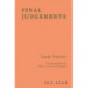 Final Judgements