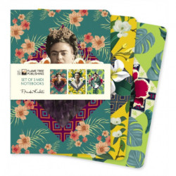 Frida Kahlo Set of 3 Midi Notebooks