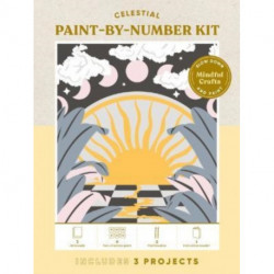 Mindful Crafts: Celestial Paint-by-Number Kit: Mindful Crafts: Celestial Paint-by-Number Kit