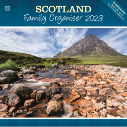 Scotland Family Organiser Square Wall Planner Calendar 2023
