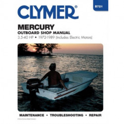 Mercury 3.5-40 HP Outboards Includes Electric Motors (1972-1989) Service Repair Manual