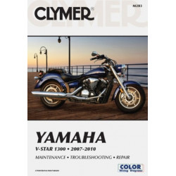 Yamaha V-Star 1300 Series Motorcycle (2007-2010) Service Repair Manual