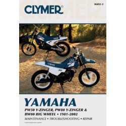 Yamaha PW50/80 Y-Zinger & BW80 Big Wheel Motorcycle (1981-2002) Clymer Repair Manual