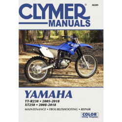 Yamaha TT-R30 and XT250 (2005 - 2018) Clymer Repair Manual