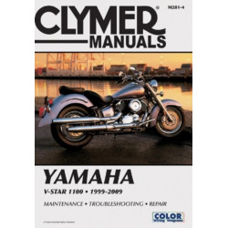 Yamaha V-Star 1100 Series Motorcycle (1999-2009) Service Repair Manual