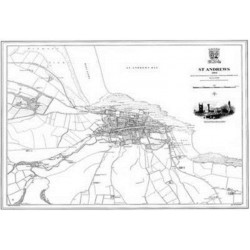 St Andrews 1854 Map