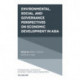 Environmental, Social, and Governance Perspectives on Economic Development in Asia