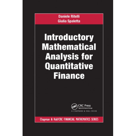 Introductory Mathematical Analysis for Quantitative Finance