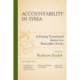 Accountability in Syria: Achieving Transitional Justice in a Postconflict Society