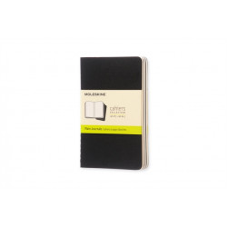 Moleskine Plain Cahier - Black Cover (3 Set)