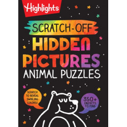 Scratch-Off Hidden Pictures Animal Puzzles: 64-page Scratch-Off Activity Book, Discover Hidden Pictures and Scratch Art