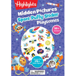 Space Hidden Pictures Puffy Sticker Playscenes
