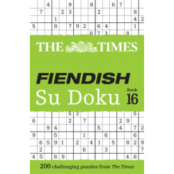 The Times Fiendish Su Doku Book 16: 200 Challenging Su Doku Puzzles