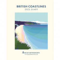 British Coastlines, Becky Bettesworth Deluxe A5 Diary 2023
