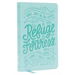 NKJV, Thinline Youth Edition Bible, Verse Art Cover Collection, Turquoise Leathersoft, Red Letter, Comfort Print: Holy Bible, New King James Version