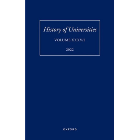 History of Universities: Volume XXXV / 2