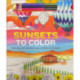 Sunsets to Color: More than 60 Calming Images to Relax and Inspire