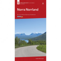 Norra Norrland : bil- och turistkarta - road map - Straßenkarte