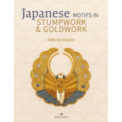 Japanese Motifs in Stumpwork & Goldwork: Embroidered Designs Inspired by Japanese Family Crests