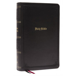 KJV Holy Bible: Large Print Single-Column with 43,000 End-of-Verse Cross References, Black Leathersoft, Personal Size, Red Letter, Comfort Print (Thumb Indexed): King James Version: Holy Bible, King James Version