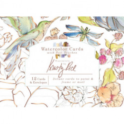 Watercolor Cards with Foil Touches: Illustrations by Kristy Rice