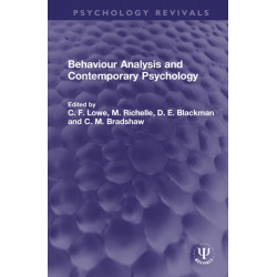 Behaviour Analysis and Contemporary Psychology