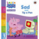 Learn with Peppa Phonics Level 1 Book 2 – Sad and Tip a Pan (Phonics Reader)