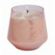 Rose Quartz Crystal Healing Scented Glass Candle