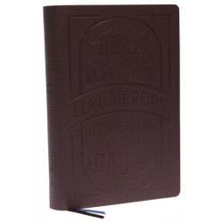 KJV Holy Bible: Large Print with 53,000 Cross References, Brown Genuine Leather, Red Letter, Comfort Print: King James Version (Verse Art Cover Collection): Holy Bible, King James Version