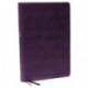 KJV Holy Bible: Large Print with 53,000 Cross References, Purple Leathersoft, Red Letter, Comfort Print (Thumb Indexed): King James Version (Verse Art Cover Collection): Holy Bible, King James Version