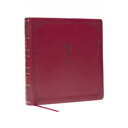NABRE XL, Catholic Edition, Leathersoft, Burgundy, Comfort Print: Holy Bible