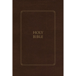KJV, Thompson Chain-Reference Bible, Large Print, Leathersoft, Brown, Red Letter, Thumb Indexed, Comfort Print