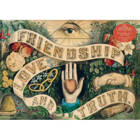 John Derian Paper Goods: Friendship, Love, and Truth 1,000-Piece Puzzle