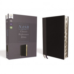NASB, Classic Reference Bible, Leathersoft, Black, Red Letter, 1995 Text, Thumb Indexed, Comfort Print