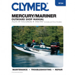Mercury Mariner 75-275 HP Two Stroke Outboards Includes Jet Drive Models (1994-1997) Service Repair Manual