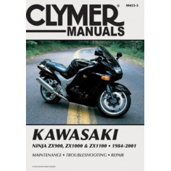 Kawasaki Ninja ZX900, ZX1000 & ZX1100 Motorcycle (1984-2001) Service Repair Manual