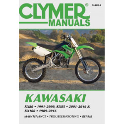 Kawasaki KX80 (1991-2000), KX85/85-II (2001-2016) & KX100 (1989-2016) Service Repair Manual: 89-16